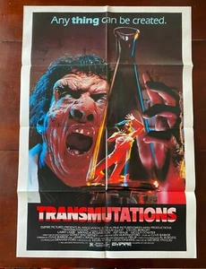 TRANSMUTATIONS aka UNDERWORLD Org VINTAGE MOVIE POSTER 1985 27x41 One Sheet - Imagen 1 de 1