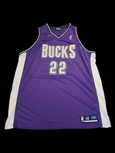Milwaukee Bucks Michael Redd Authentic Reebok NBA Basketball Jersey Size 48 - Picture 1 of 6