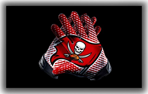 Tampa Bay Buccaneers Football Team Gloves Flag 90x150cm 3x5ft Fan best banner Cover