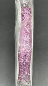 10 Yards x 5/8" Light Fuchsia Glitter Sparkle Velvet Ribbon lot Sewing Trim NEW - Picture 1 of 2