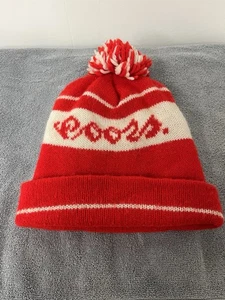 Vintage Coors Bier Beanie Mütze Erwachsene Bommel - Bild 1 von 4