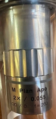 Mitutoyo M Plan APO 2x / 0.55 f-200  Objective - Image 1 of 3