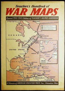 1942 - 1943 WAR MAPS WORLD WAR II HANDBOOK - Picture 1 of 9