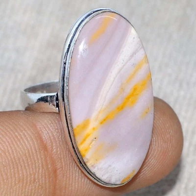 Mookaite 925 Silver Plated Ring US 9 Limited Edition Design GW - Image 1 of 3