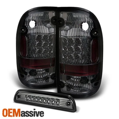 Luces traseras LED ahumadas de repuesto para Toyota Tacoma 2001-2004 + 3ª luces de freno Foto 1 de 4