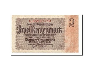 [#159742] Geldschein, Deutschland, 2 Rentenmark, 1937, 1937-01-30, KM:174b, S+ - Zdjęcie 1 z 2