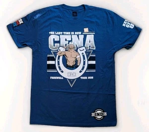 Autentica WWE John Cena Farewell Tour 2025 Royal Rumble Shirt Large Indianapolis - Foto 1 di 9