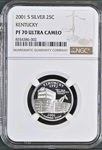 2001 S Kentucky Silver NGC PF 70 UCAM - Picture 1 of 2