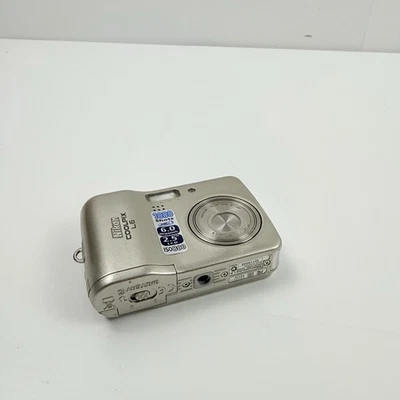 Nikon Coolpix L6 6.0MP Digital Camera Silver Tested Retro Y2K Digicam Flash - Image 1 of 4