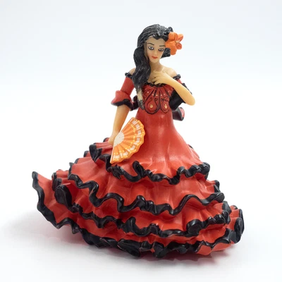 Papo Andalusian Princess 38818, 2010 Red Dress Figurine Hand‑Painted Collectible - Image 1 of 4