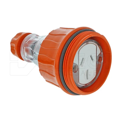 Clipsal 56 Series Socket Extension Ip66 3 Pin 15A 250V Electric Orange - 56CS... - image 1 of 2