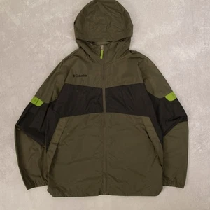 Chaqueta de Lluvia Columbia Vintage con Capucha M Para Hombre Caqui Verde Exterior - Imagen 1 de 6