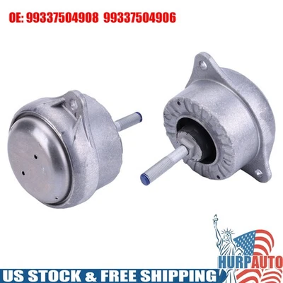 2 PACK Engine Mounts for Porsche 911 996 Carerra 1999-2005 99337504908 - Image 1 of 4