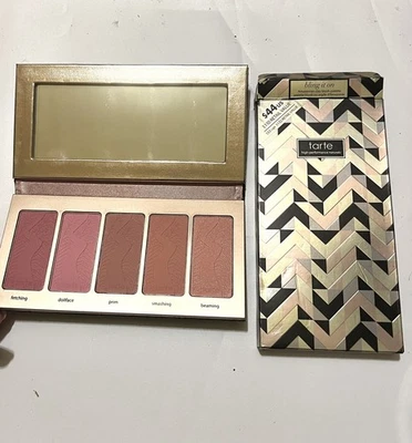 Paleta de rubor de arcilla amazónica TARTE Holidaze Bling It On Fetching Prim nueva en caja (badbox Foto 1 de 4