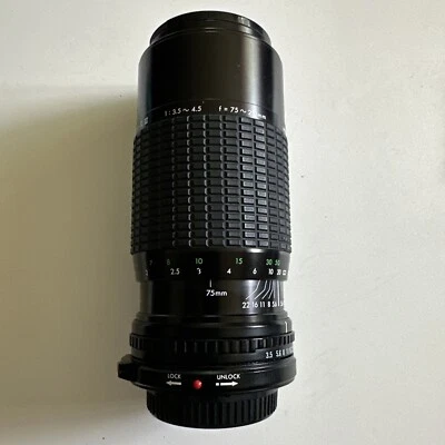 Sigma Lens zoom K III 1:3.5-4.5 f=75-210 mm - Image 1 of 4