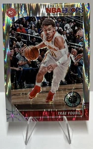 Trae Young 2019-20 Panini NBA Hoops Premium Stock Silver Flash Prizm CARD#1 - Picture 1 of 2