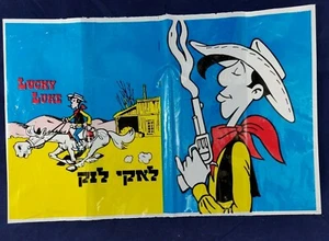 ONE LUCKY LUKE Vintage Cubierta de Nailon Cuaderno Hebreo Inglés - Imagen 1 de 6