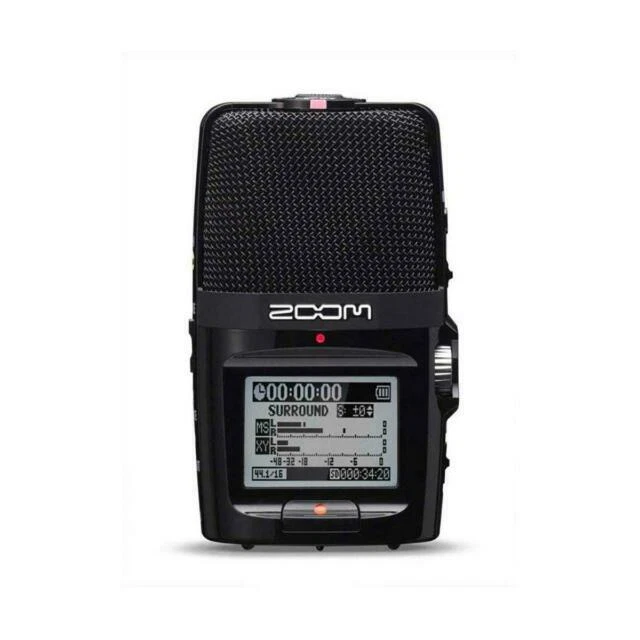 Zoom N2n Registratore Digitale Palmare Portatile 2 Tracce 16/24 Bit - Nero