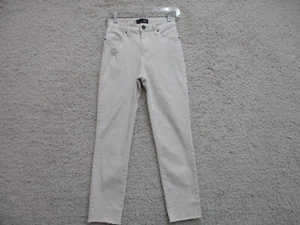 KUT From The Kloth Jeans 0 Women Beige Denim Reese Fab AB Ankle Straight Hi Rise - Picture 1 of 15