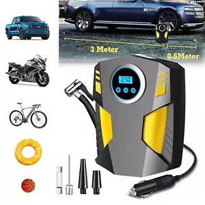 Car Air Tire Pump Inflator Compressor Digital Electric Auto Portable 150PSI 12V - Picture 1 of 10