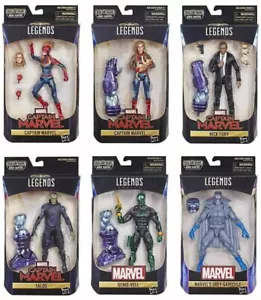 Marvel Legends Captain Marvel Wave 1 Set of 7 (Kree Sentry BAF) - Picture 1 of 3