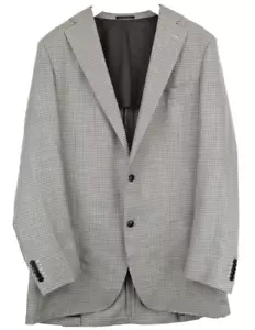 SUITSUPPLY La Spalla Blazer Men's UK 50L Wool Silk Linen Houndstooth - Picture 1 of 8