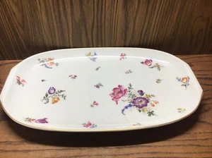 Huttl Tivadar Porcelain Budapest Floatable Serving Platter - Picture 1 of 5