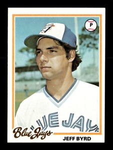 1978 Topps #667 Jeff Byrd Toronto Blue Jays Rookie RC EX+ Baseball Card *E153