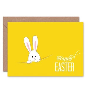 Tarjeta de Pascua de dibujos animados de conejo de bolsillo - Imagen 1 de 4