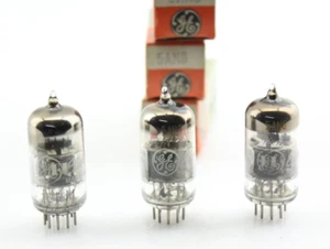 New NOS Tubes Qty 3 GE 5AN8 Matched Tri & 1958 Date Codes O Getter Made in USA - Picture 1 of 11