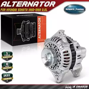 Alternator for Hyundai Sonata Mitsubishi Galant Dodge 90A 12V CW 4-Groove Pulley - Picture 1 of 10
