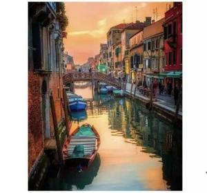 Paint by Numbers Kit - DIY Painting Kit - Gift Idea - Venice #5 - 3 Sizes - Picture 1 of 4