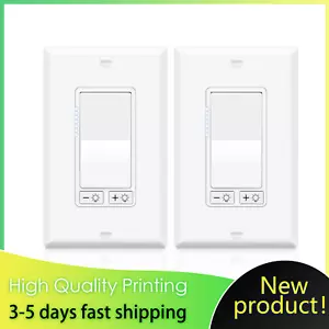 Interruptor atenuador eficiente confiable 2pk, control de 3 vías para luces LED/CFL de 150 W - Imagen 1 de 10