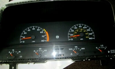 ALFA ROMEO 164 1991-93 CALIBRE CLÚSTER VELOCÍMETRO MUESTRA 42.858 MILLAS  Foto 1 de 4