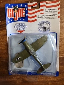 GI JOE SERIES ONE P-47D THUNDERBOLT DIECAST METAL Official COLLECTORS DOG TAG - Picture 1 of 3