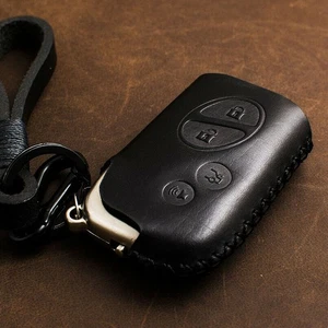 For Lexus RX350 ES350 IS250 GX460 LX570 Real Leather Car Key Fob Case Cover Bag - Picture 1 of 4