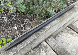 Vintage 34" Torpedo Fencing Bar Wrecking Bar Puller Blacksmith Mechanic 4.5kg - Picture 1 of 8