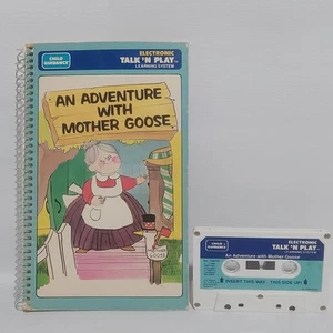 Vintage Kind Anleitung Talk 'N Play Ein Abenteuer mit Mutter Gans Buch & Kassette  - Bild 1 von 12