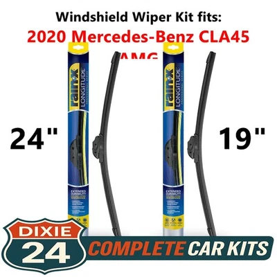 Rain-X Longitude Wiper Kit fits: 2020 Mercedes-Benz CLA45 AMG (24" & 19") Foto 1 de 4
