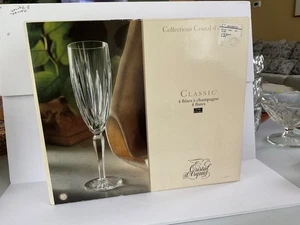 NIB Vintage Cristal D'Arques-Durand 9 3/8" Champagne Flutes - Picture 1 of 3