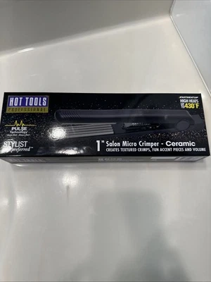 Micro Crimpadora Cerámica Estilista Salón 1" Profesional Hot Tools * Nueva en Caja Foto 1 de 4