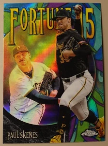 Paul Skenes 2025 Topps Chrome Fortune 15 Pittsburgh Pirates #F15-8 - Picture 1 of 2