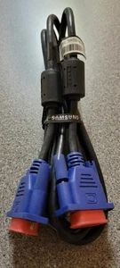 7x Samsung SVGA Cable 5ft Male to Male Monitor/LCD-Screen cord - Picture 1 of 2