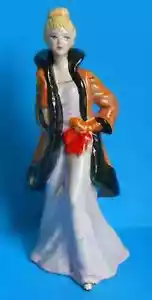 Capodimonte Porcelain ~ Sophisticated Side Of Rock'N'Roll Girl ~Italian Figurine - Picture 1 of 7