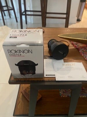 Rokinon 12mm F2.8 Fisheye Lens, Full-Frame, For Canon  - Image 1 of 4