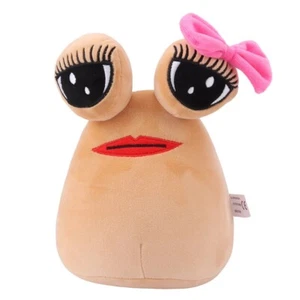 My Pet Alien Baby Pou Plush Brown Toy Stuffed Animal Kids Birthday Gift AlIEN - Picture 1 of 6