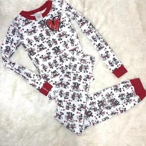HANNA ANDERSSON Boy/Girl DISNEY Bound Pajamas Set 150 cm Heart Love Valentine - Picture 1 of 8