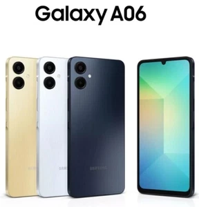 New Samsung Galaxy A06 64GB 4G 2024 Dual-Sim Unlocked Android Smart Phone 2024 - Picture 1 of 3