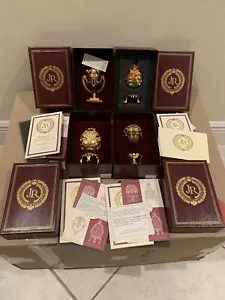 Juego completo de 4 huevos Joan Rivers Imperial Treasures II con caja certificado de autenticidad - Imagen 1 de 12