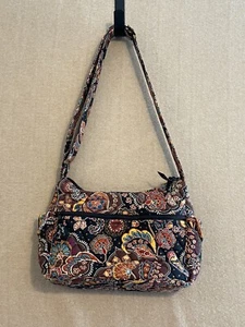 Vera Bradley Kensington Bag, Wallet & Mini Bag Bundle Brown Zipper Closure - Picture 1 of 9